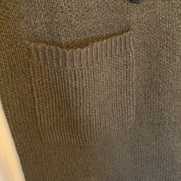 Active USA Dark Green Cardigan/Sweater Size L - Picture 4 of 9